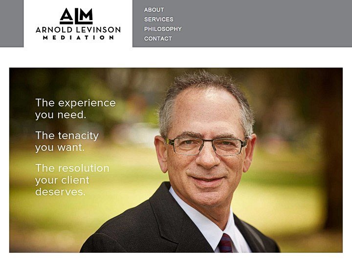 Arnold Levinson Mediation website project page