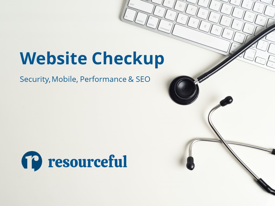 Website Checkup gives your important information on you site's security, mobile display, performance, and SEO. 